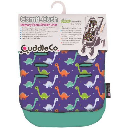 Saltea Carucior Comfi CuddleCo - Cush Dinosaur Fun