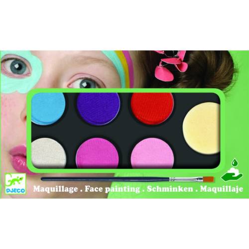 Djeco - Culori make-up non alergice - pastel