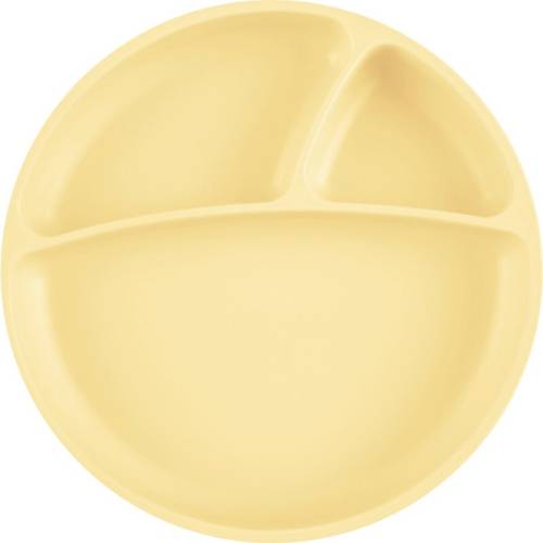 Minikoioi - Farfurie compartimentata - 100% Premium Silicone - Mellow Yellow