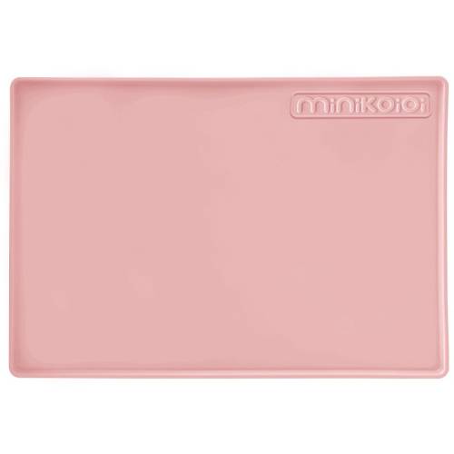 Minikoioi - Suport antiderapant pentru tacamuri - 100% silicon - - Pinky Pink
