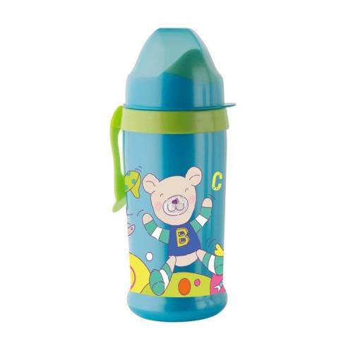 Rotho-Baby Design - Pahar varf moale CoolFrends 360ml12L+ - Aqua