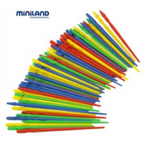 Miniland - Set 100 ace mari pentru insirat