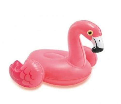 Jucarie gonflabila pentru piscina sau cada - intex 58590 - flamingo roz - 30 cm