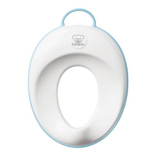 BabyBjorn - Reductor wc Toilet Training Seat - Alb/Turcoaz