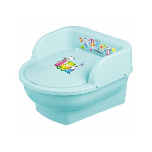 Maltex baby - Olita copii - mini toaleta - recipient detasabil - Bear Friends Mint -