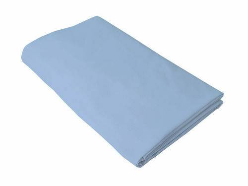 Cearceaf albastru - kidsdecor - cu elastic - din bumbac - 70x120 cm