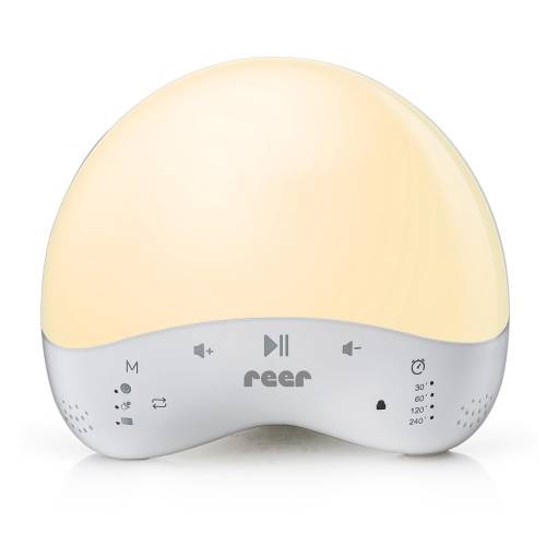 Lampa de veghe inteligenta cu 25 de sunete - multicolora - comunicare prin wi-fi cu smartphone - temporizator - reer mymagic smartlight 52470