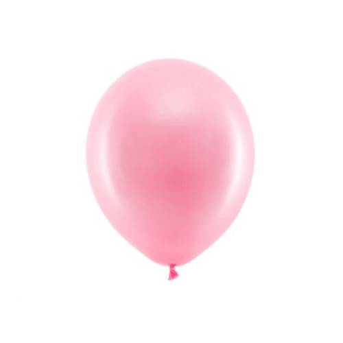 Baloane latex curcubeu pastel roz 30 cm 10 buc