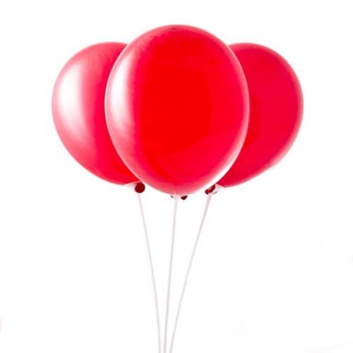 Baloane rosii pentru petreceri - 30 cm - set 100 bucati