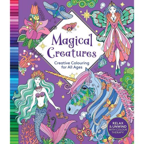 Carte de colorat Deluxe Creative Magical Creatures Alligator AB3417DCMCB