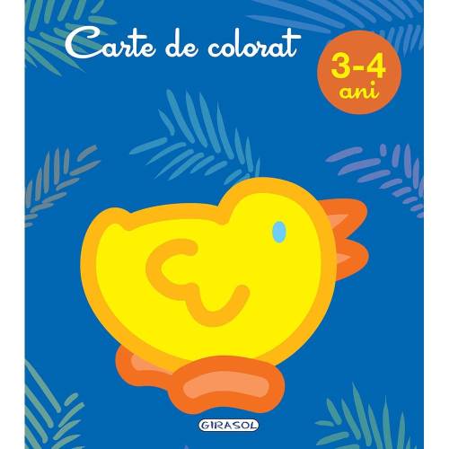 Carte Editura Girasol - Carte de colorat 3-4 ani