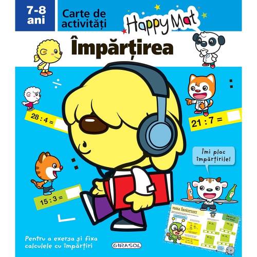 Carte Editura Girasol - Happy Mat - Impartirea 7-8 ani