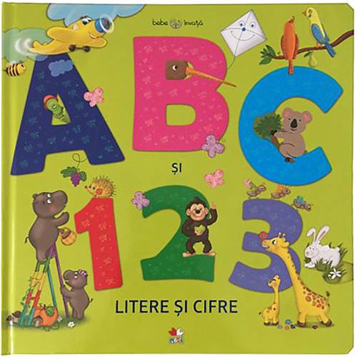 Carte Editura Litera - Bebe invata Abc si 123 Litere si cifre