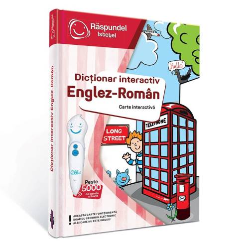 Carte interactiva - Raspundel Istetel - Dictionar Englez-Roman