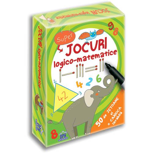 Editura DPH - Jocuri Logico-matematice - 50 de jetoane
