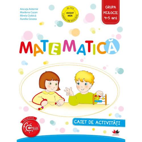 Matematica - Caiet de activitati - Grupa mijlocie - 4-5 ani