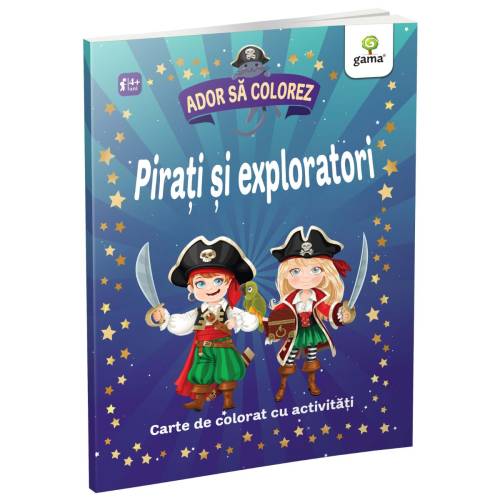 Pirati si exploratori - ador sa colorez