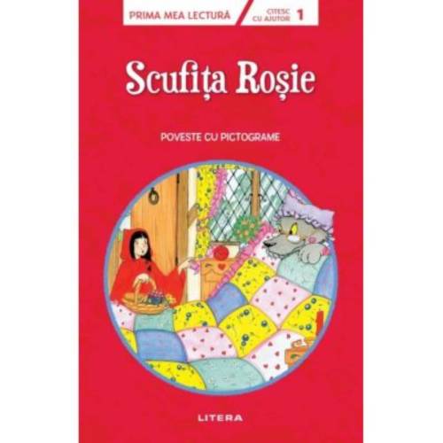Scufita Rosie - Poveste cu pictograme - nivelul 1