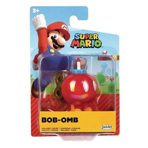 Figurina articulata - Super Mario - Bob Omb - 6 cm