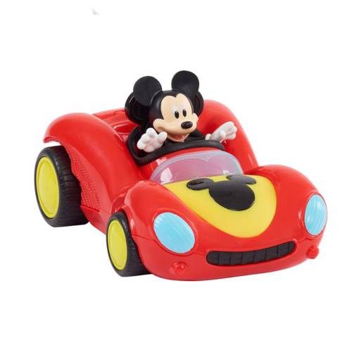 Figurina Mickey Mouse cu masina de curse - 38757