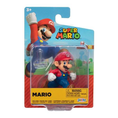 Nintendo mario - figurina articulata - 6 cm - mario running pose - s33