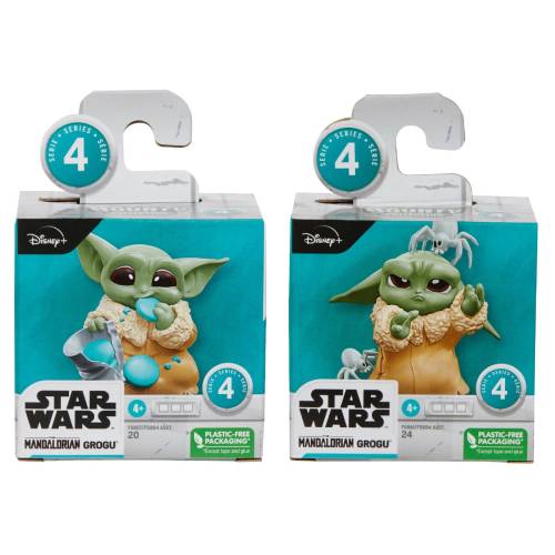 Set 2 figurine Baby Yoda - Star Wars - Mandalorian Grogu - Bounty Collection F5861 F5857