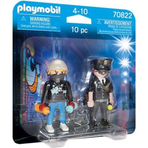 Set 2 figurine - politist si artist 70822 Playmobil