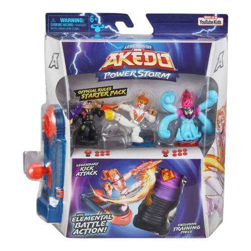 Set 3 figurine - Akedo - Starter Pack Legendary Kick Attack - S3 - 15178