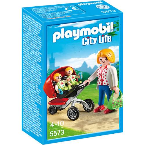 Set de Constructie City Life Playmobil - Carucior cu Gemeni