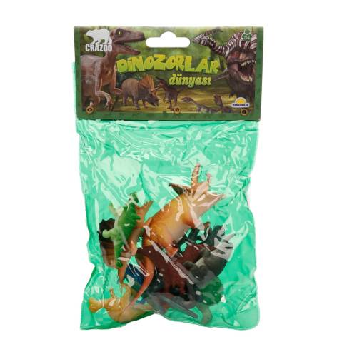 Set figurine dinozauri in punga mica - Crazoo