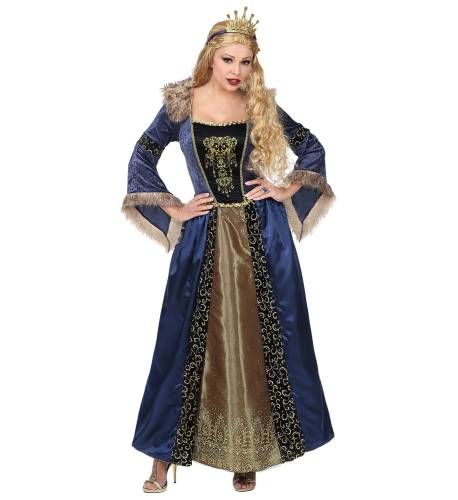 Costum regina medievala adult premium marimea s