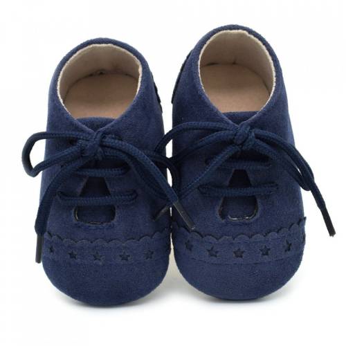 Pantofiori eleganti bebelusi (culoare: bleumarine - marime: 6-12 luni)