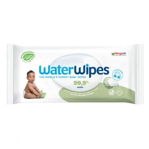 Servetele umede Biodegradabile Water Wipes Soapberry - 60 buc