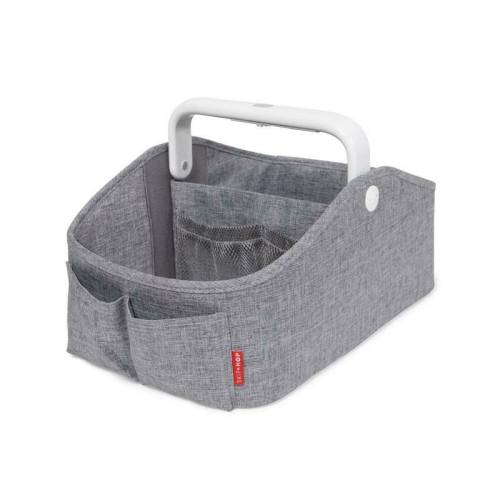 Skip Hop - Organizator pentru scutece - Cu senzor de lumina - Light Up - Cu 4 buzunare - 13 x 215 x 24 cm - Gri