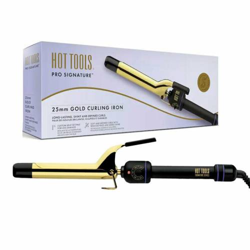 Hot tools - Ondulator Gold Curling - 25 mm - placat cu aur - Pro Signature - HTIR1575UKE