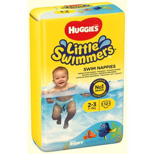 Huggies - Dory Little Swimmers (nr 2-3) 12 buc - 3-8 kg