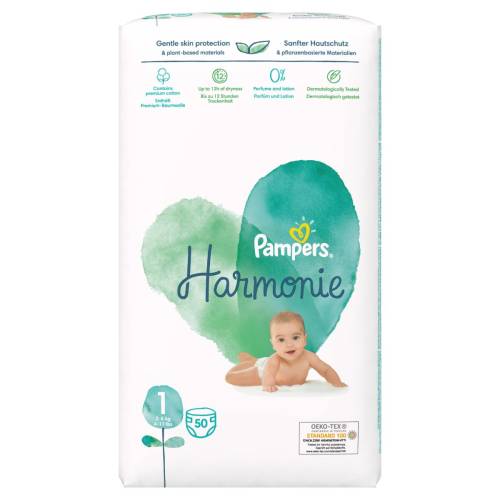 Scutece Pampers - Harmonie 1 - 50 buc
