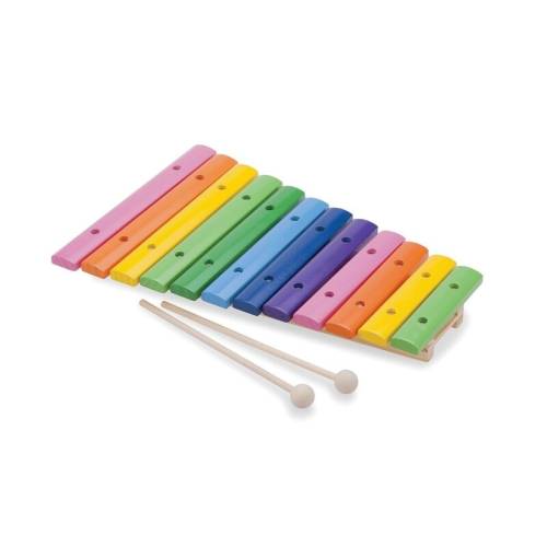 New classic toys - Xilofon lemn - 12 note colorate