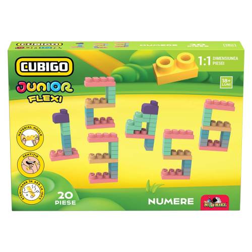Set de constructie - Cubigo Junior - 20 de cuburi maleabile