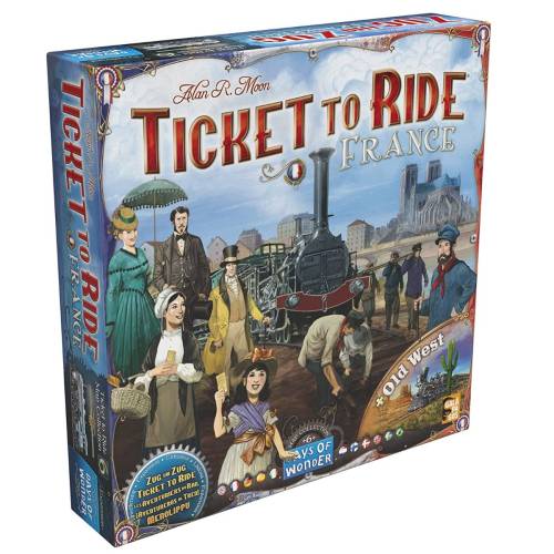 Extensieticket to ride map collection france & old west - limba engleza
