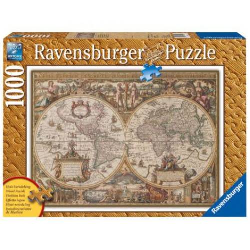 Puzzle harta antica a lumii - 1000 piese