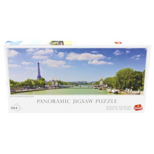Puzzle Panoramic - Podul Alexandre III din Paris - 504 piese
