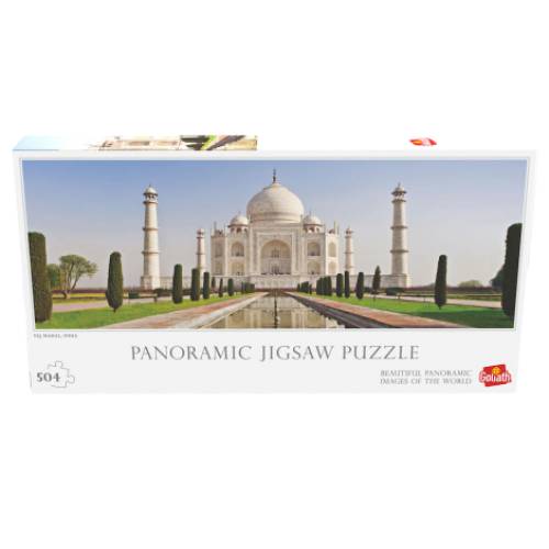Puzzle Panoramic - Taj Mahal din India - 504 piese