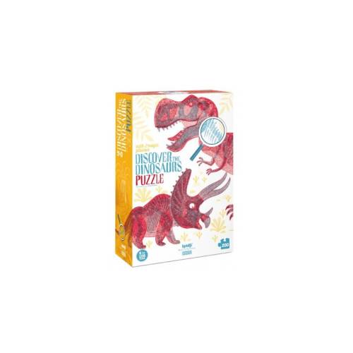 Londji - Puzzle educativ Descopera dinozaurii - Puzzle Copii - piese 200