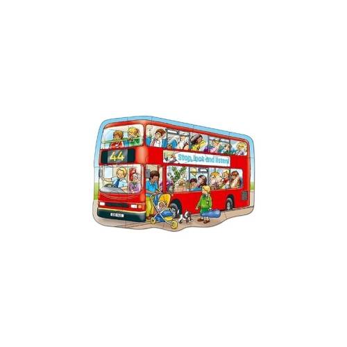 Orchard toys - Puzzle de podea Autobuzul Big Bus - 15 piese