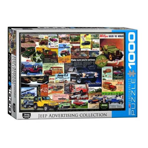 Puzzle 1000 piese Jeep Advertising Collection