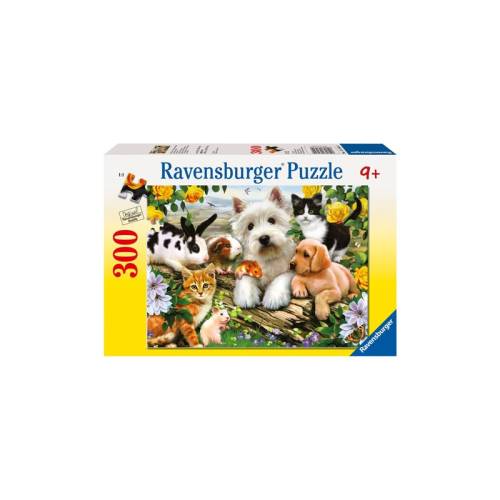 Ravensburger - Puzzle Animale prietenoase - 300 piese