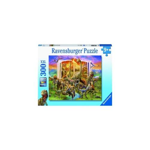 Ravensburger - PUZZLE CARTEA DINOZAURILOR - 300 PIESE