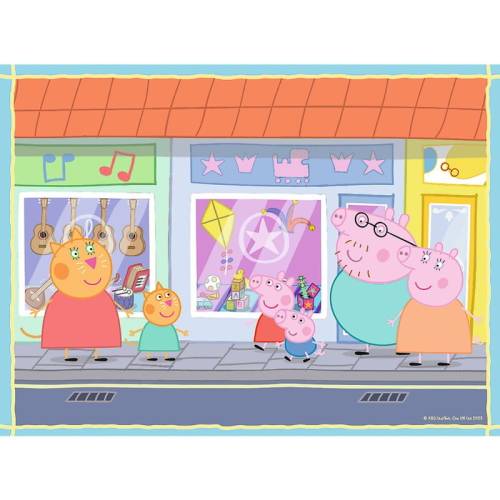 Trefl - Puzzle personaje Memo Peppa pig - Puzzle Copii - 2 in 1 - piese 78 - Multicolor