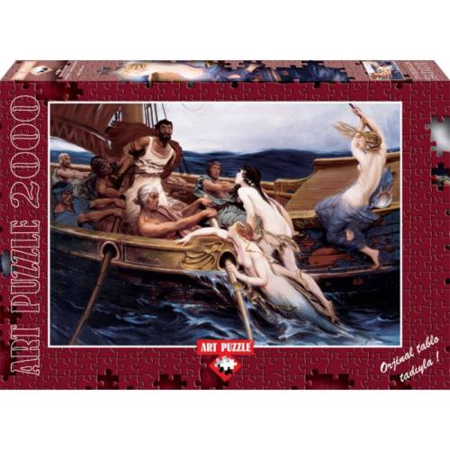 Puzzle 2000 piese Ulysses And The Sirens - H JAMES DRAPER